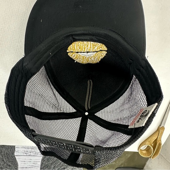 Dirty Honey Black & Yellow Band Logo On A Cobra Adjustable Trucker Hat - Picture 9 of 13